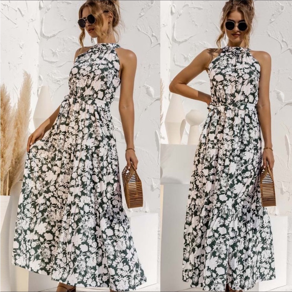 Boho Halter Maxi Dress